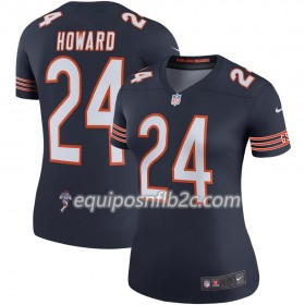 Camiseta Mujer NFL Chicago Bears Jordan Howard 24 Nike Navy 